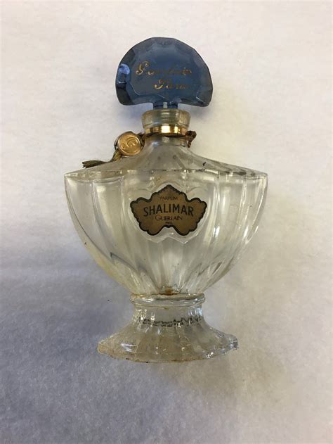 vintage shalimar perfume bottle